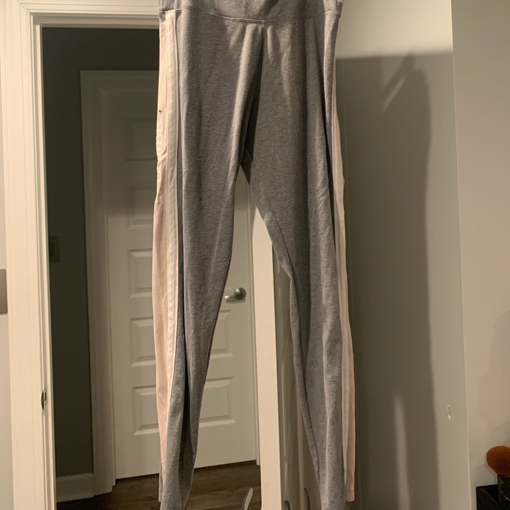 Gray and Pink VS PINK leggings
